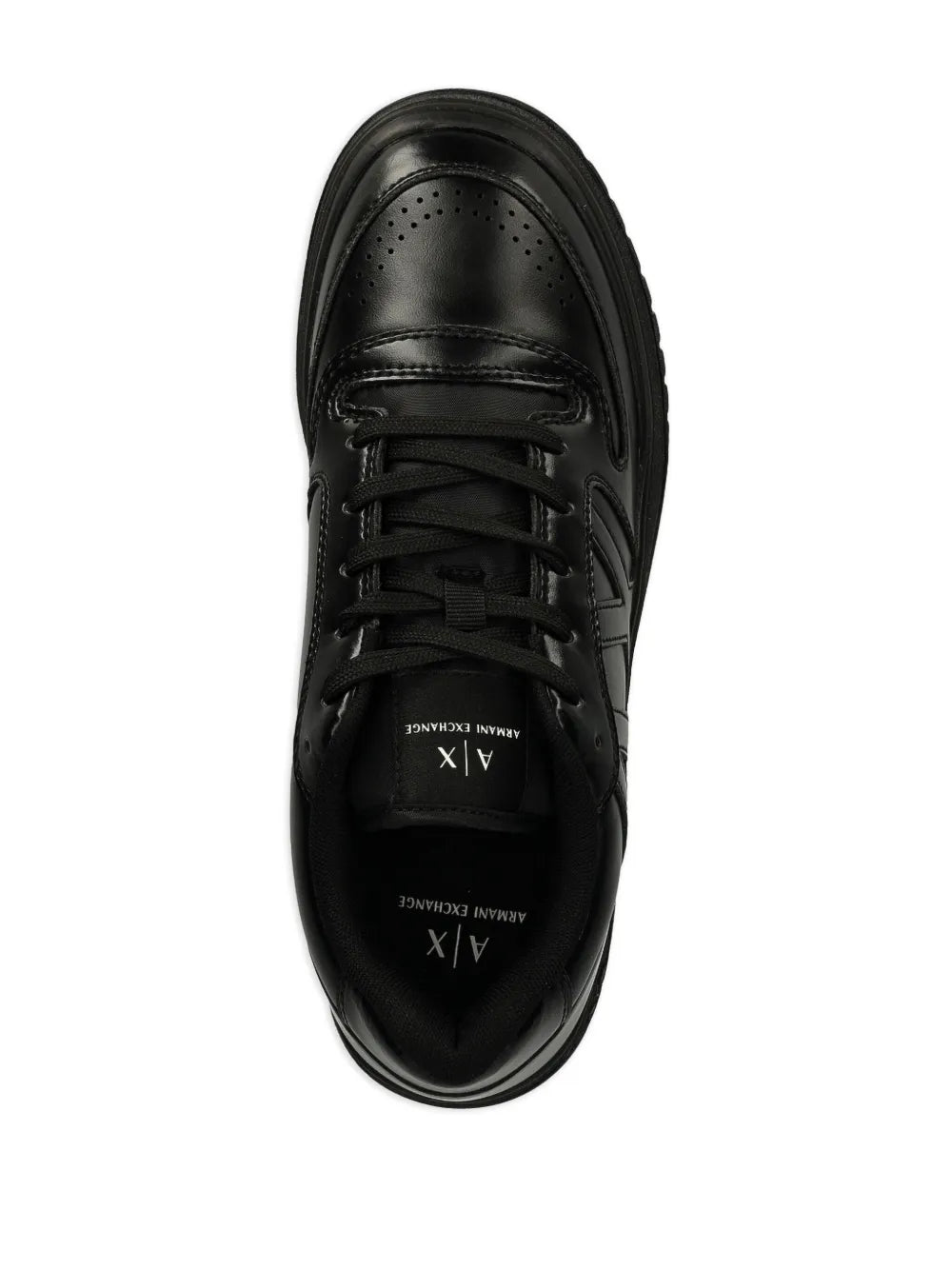 Armani Exchange - Tênis com logo gravado