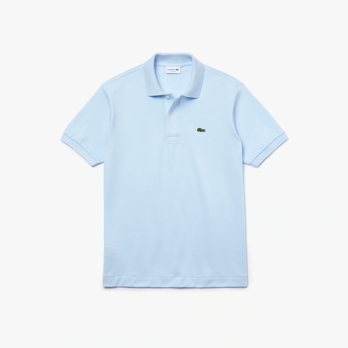 Camisa Gola Polo Lacoste Regular Fit Azul Claro