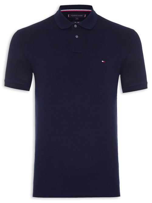 Camisa Gola Polo Tommy Hilfiger Masculina Coupe Sur Ivy - Azul Marinho filler