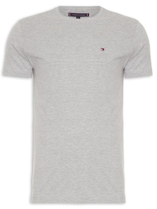 Camisa Tommy Hilfinger Básica - Cinza