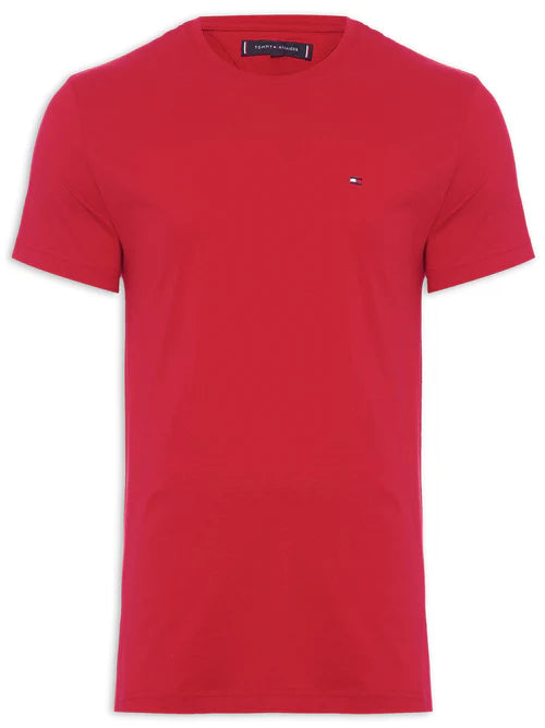 Camiseta Tommy Hilfiger Básica - Vermelha